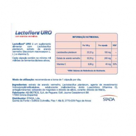 Lactoflora Uro 15 cápsulas