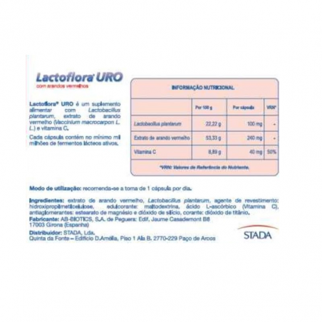 Lactoflora Uro 15 capsules