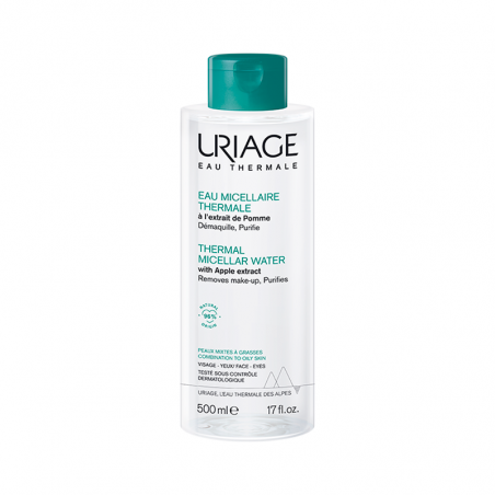 Uriage Eau Micellaire Thermale Peaux Mixtes à Grasses 500ml