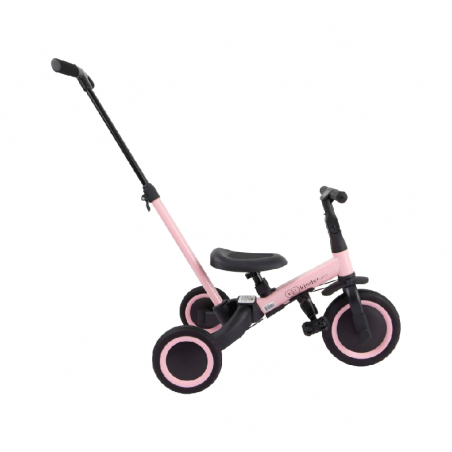 Triciclo multifunción rosa Kinderland