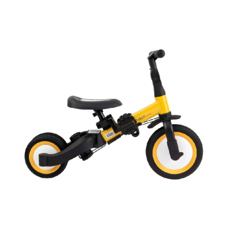 Tricycle polyvalent jaune Kinderland