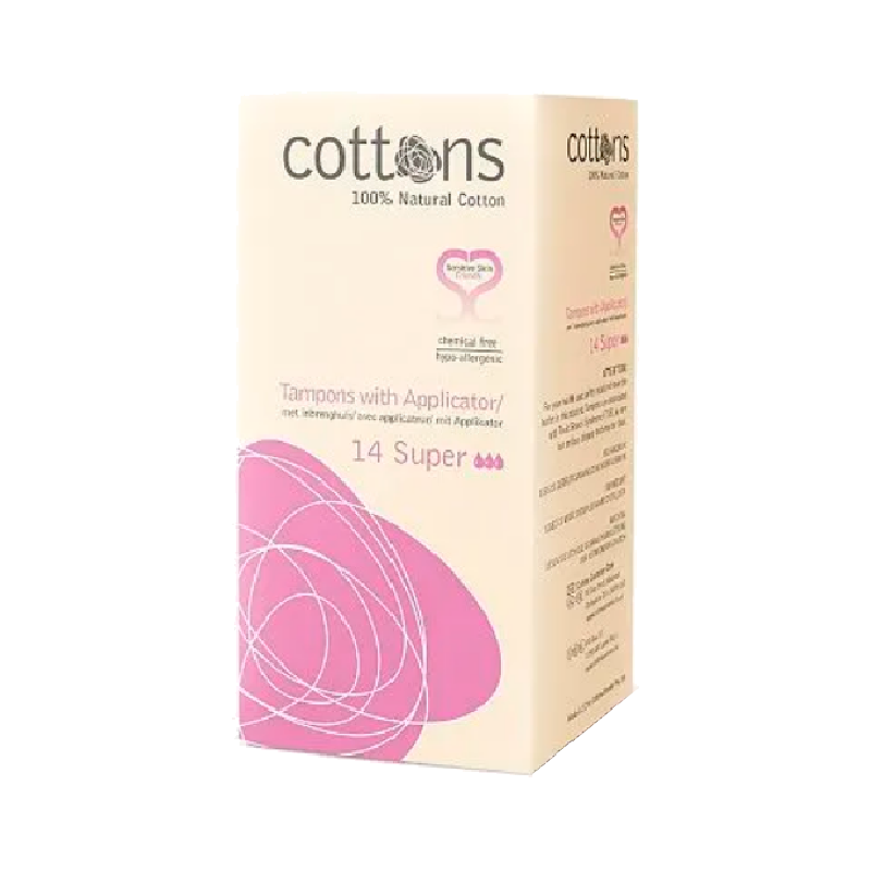 Cottons Tampão Super Com Aplicador 14 unidades Cottons Tampão Super Com Aplicador 14 unidades