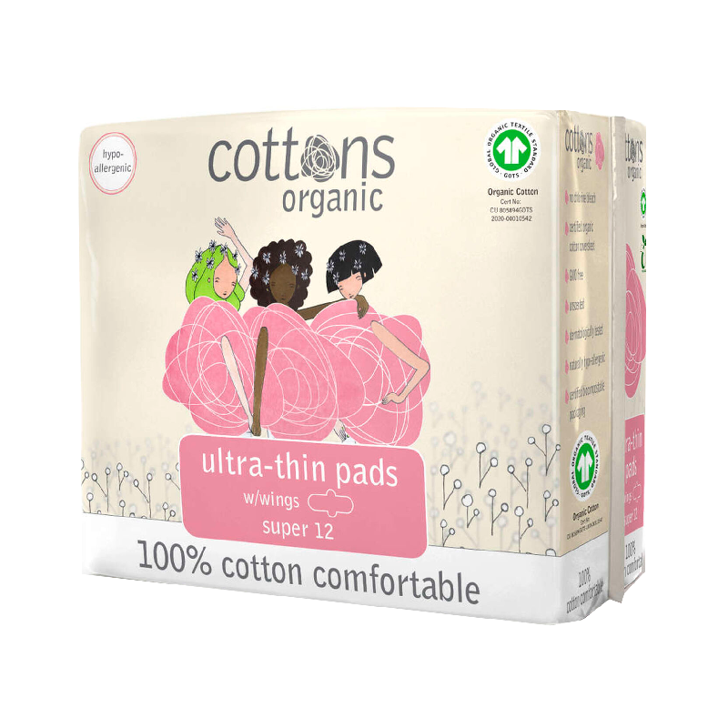 Cottons Pensos Ultra Finos Super 12 unidades
