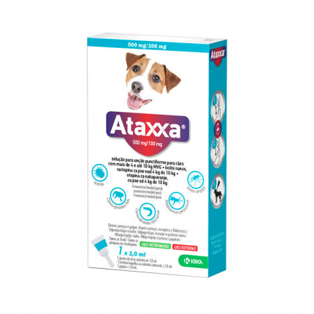Ataxxa 500mg/100mg 4-10Kg 1 pipeta