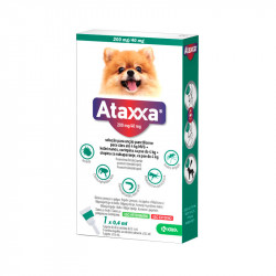 Ataxxa 200mg/40mg up to 4Kg 1 pipette