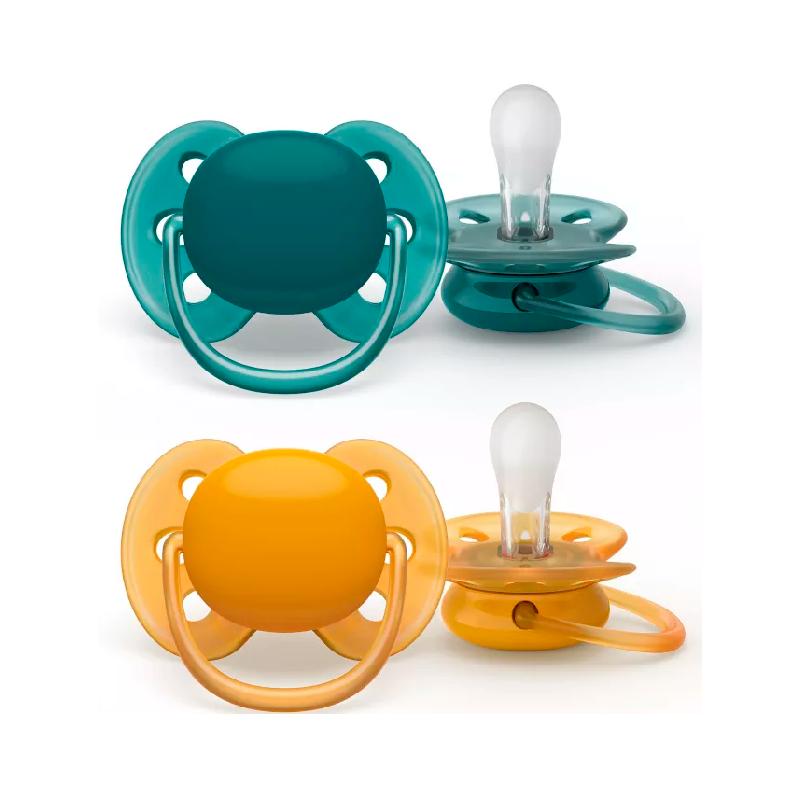 Philips Avent Sucette Ultra Soft Vert 6-18m 2 pcs