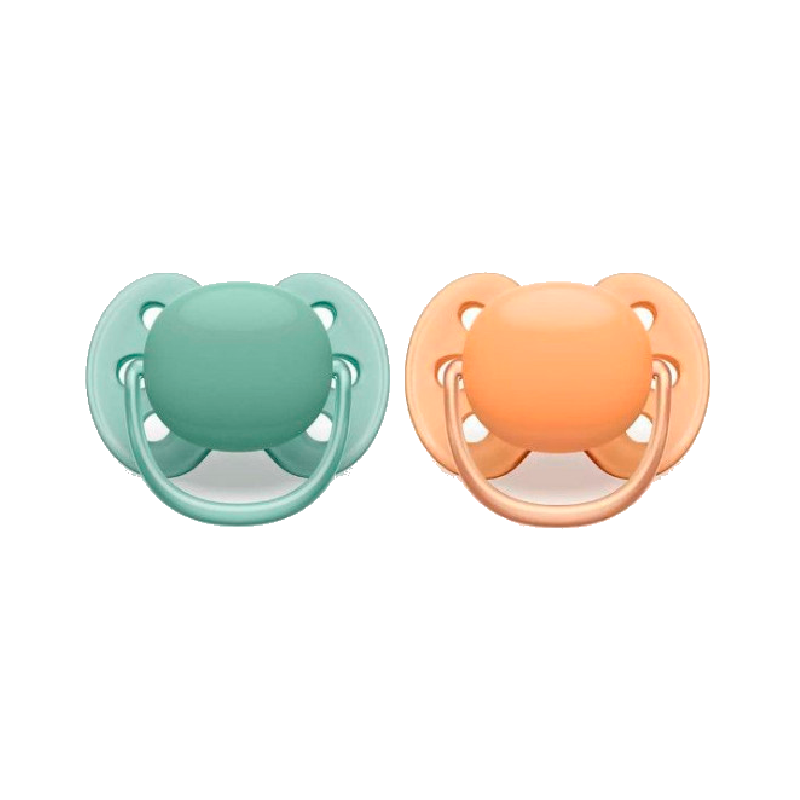 Philips Avent Soother Ultra Soft Orange 6-18m 2 pcs