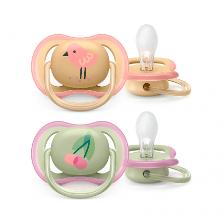 Philips Avent Soother Ultra-Air Cherry 0-6m 2 pcs