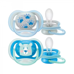 Philips Avent Chupete Ultra-Air Bear 6-18m 2 uds