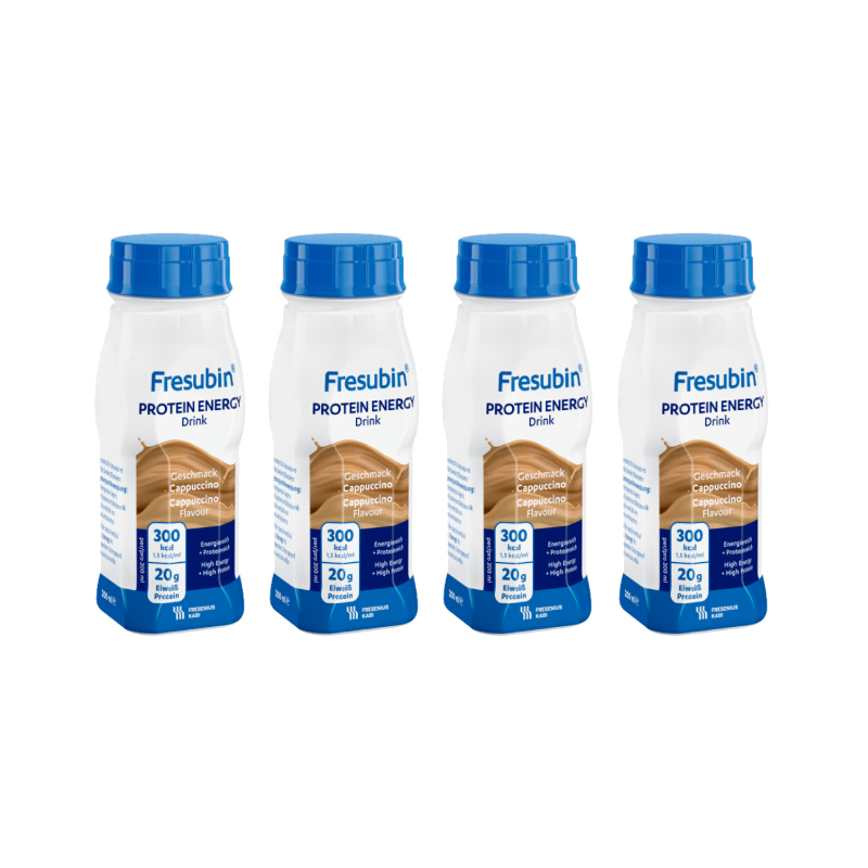Fresubin Boisson Énergisante Protéinée Cappuccino 4x200ml