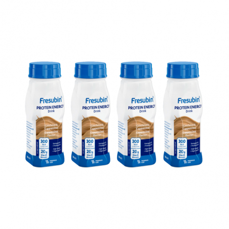 Fresubin Boisson Énergisante Protéinée Cappuccino 4x200ml
