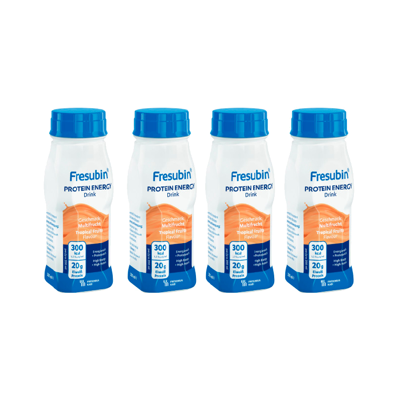 Fresubin Protein Energy Drink Tropical Fruits 4x200ml