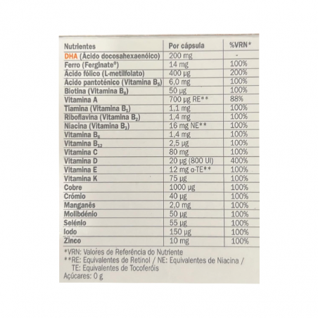 Gestagyn Gravidez 30 cápsulas moles