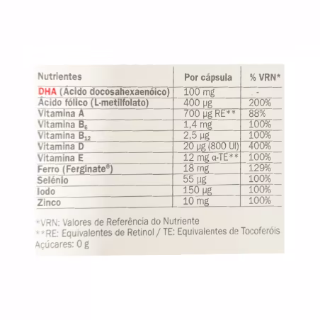Gestagyn Preconceção 30 cápsulas moles