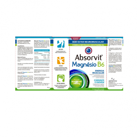Absorvit Magnesium + B6 60 comprimidos