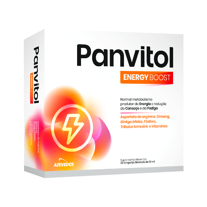 Panvitol Energy Boost 20 ampolas 10ml