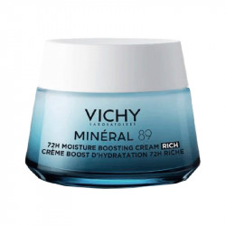 Vichy Minéral 89 Cuidado Boost Hidratação Textura Rica 50ml
