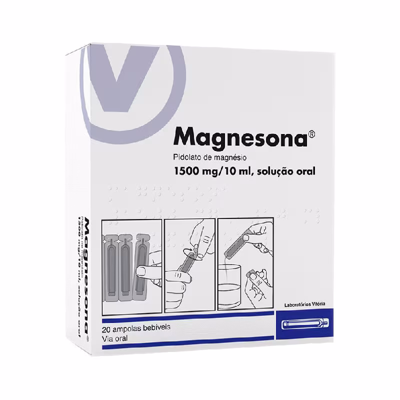 Magnesona 1500mg/10ml 20 ampolas