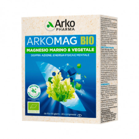 Arkomag Bio Magnésium Marin + Végétal 30 comprimés