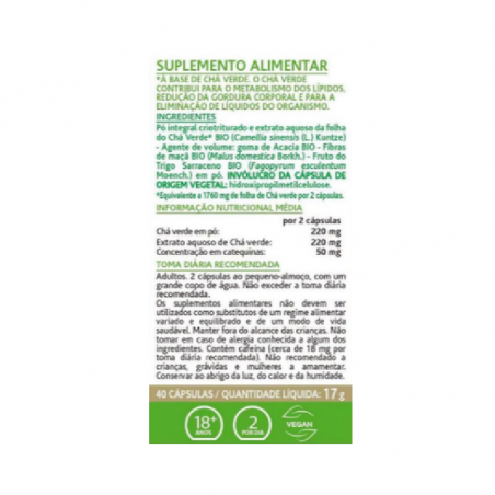 Arkocápsulas Chá Verde Bio 45 cápsulas Arkocápsulas Chá Verde Bio 45 cápsulas