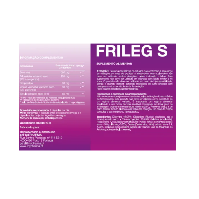 Frileg S 60 gélules