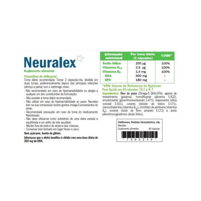 Neuralex 60 gélules