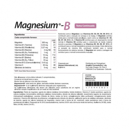 Magnésium-B 30 comprimés