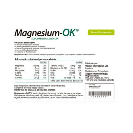 Magnesium-OK 30 comprimés