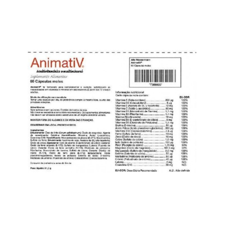 AnimatiV 30 capsules