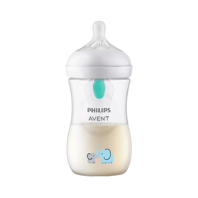 Biberon Philips Avent Natural Response avec ouverture AirFree 1m+ 260ml Elephant