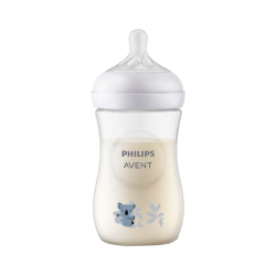 Philips Avent Natural Response Koala Feeding Bottle 260ml 1m+