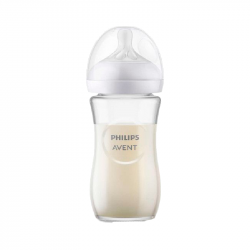 Philips Avent Bottle Natural Response Glass 240ml 1m+
