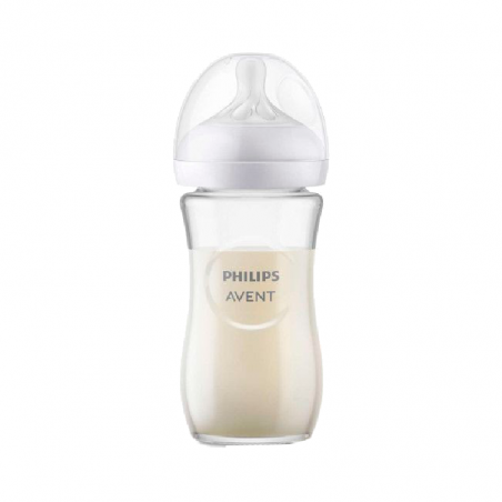 Philips Avent Bottle Natural Response Glass 240ml 1m+