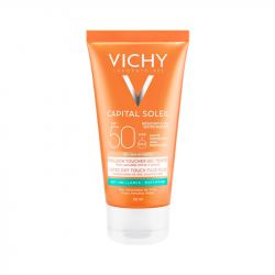 Vichy Capital Soleil SPF50 Emulsion Toucher Sec avec Couleur 50 ml