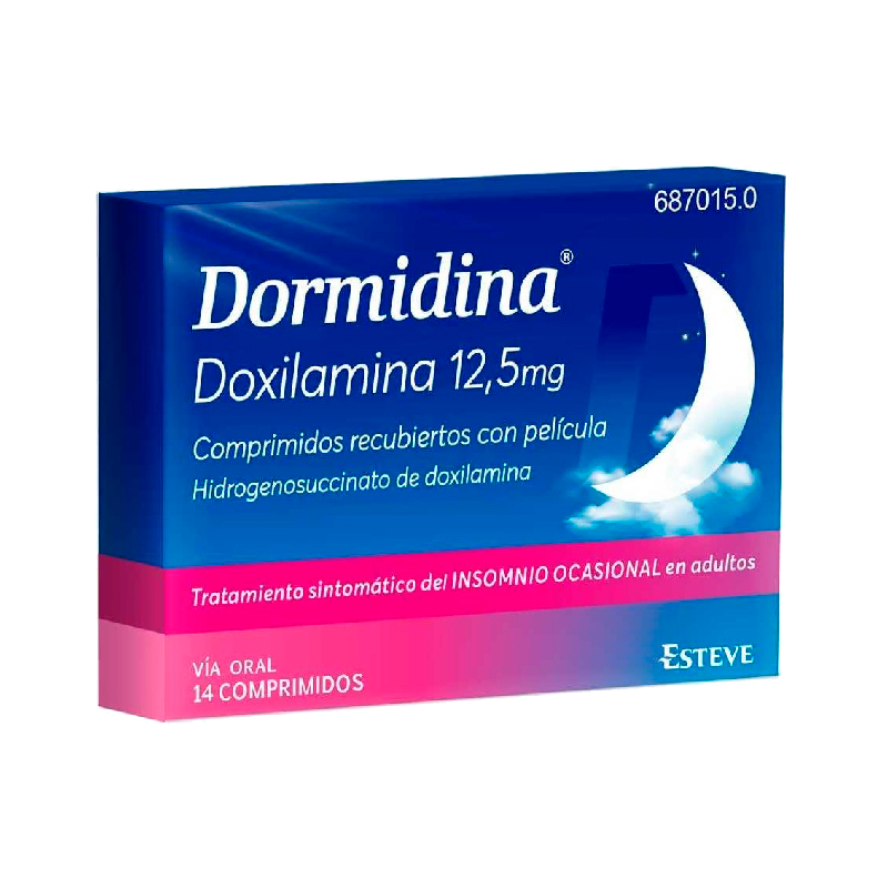 Dormidina 12,5 mg 14 comprimidos