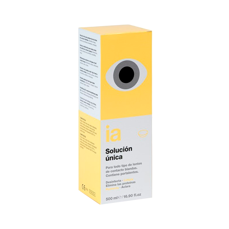 Interapothek Solución para lentes de contacto individuales 500ml