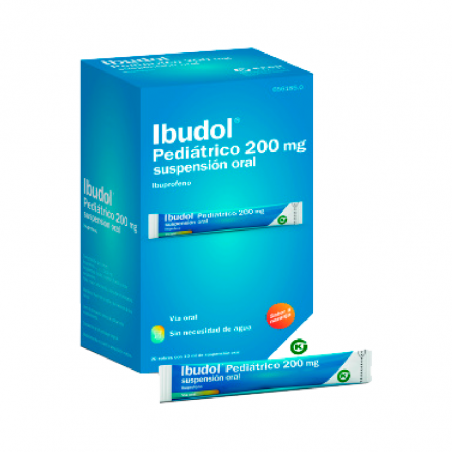 Ibudol 200mg Suspensión Oral 10ml 20 sobres