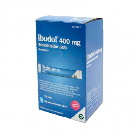 Ibudol 400mg Suspensión Oral 10ml 20 sobres