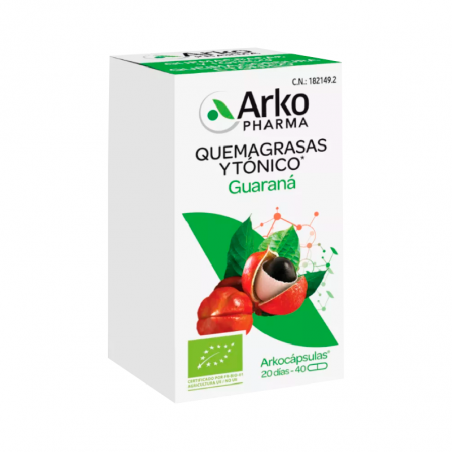 Arkogélules Guarana Bio 40 gélules