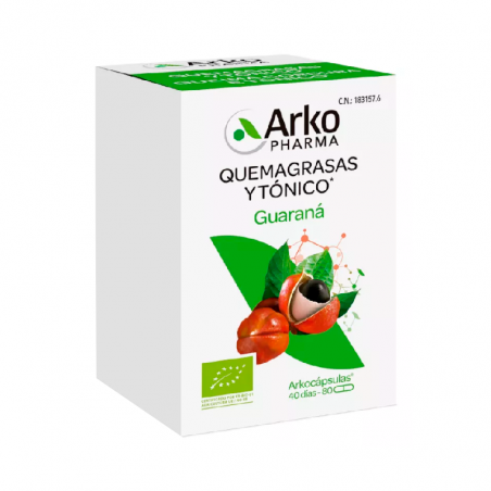 Arkocápsulas Guarana BIO 80capsules