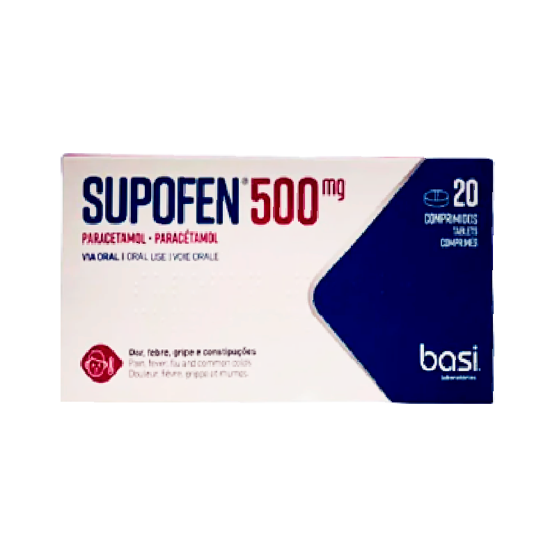 Supofeno 500mg 20 comprimidos