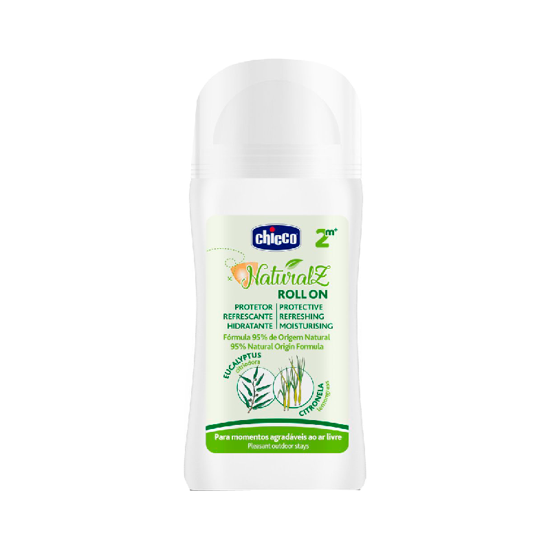 Chicco Natural Roll On Refrescante e Protetor 60ml