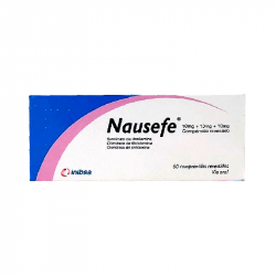 Nausefe 10 mg+10 mg+10 mg 60 comprimidos revestidos