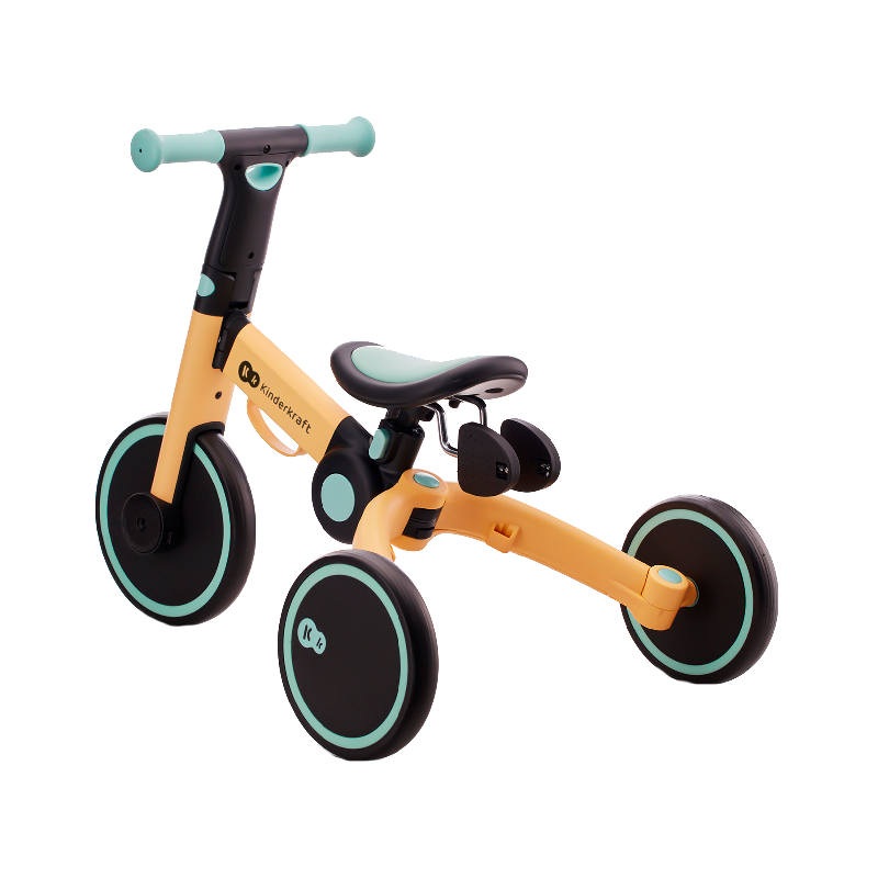 Kinderkraft ASTON Triciclo 2 In 1 Con Seduta Girevole + Clementoni Banchetto Svita Avvita – Passeggino Per Bambini Da 9 Mesi A 25 Kg E Gioco Utensili 10-36 Mesi