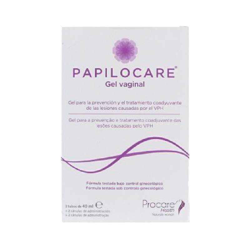 Papilocare Gel Vaginal Cannula 2x40ml