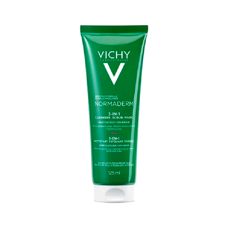 Vichy Normaderm Gel Exfoliante 3 en 1 125ml