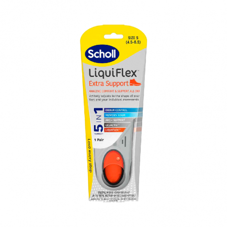 Scholl Liquiflex Extra Support S 1 paire