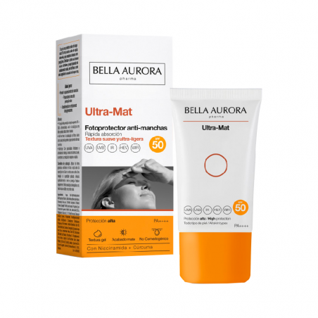 Bella Aurora Ultra-Mat Anti-Blemish Photoprotector SPF50 50ml