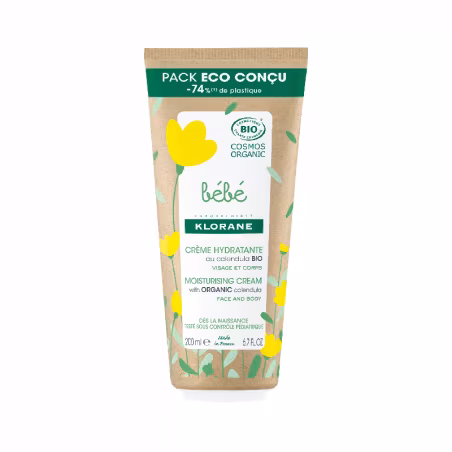 Klorane Bébé Crème Hydratante Bio 200 ml