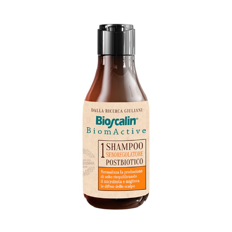 Bioscalin BiomActive Shampoing Postbiotique Séborégulateur 200 ml
